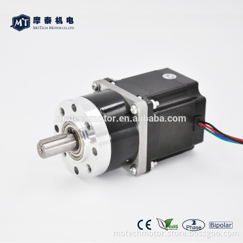 Geared Stepper Motor Nema 23, Gear Ratio 4:1 Planetary Gearbox